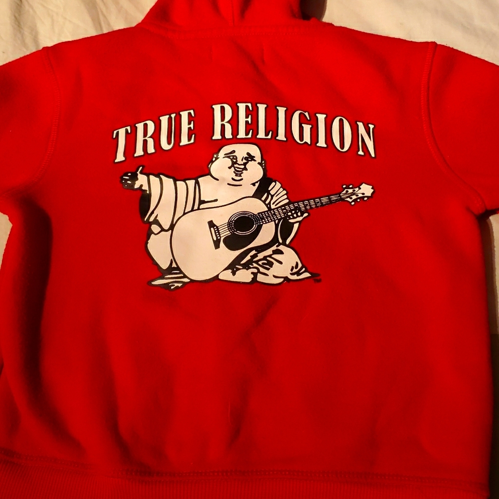 True Religion Zip Hoodie- Adorable!